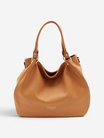 Cheval Firenze Schoudertas in Beige: voorkant