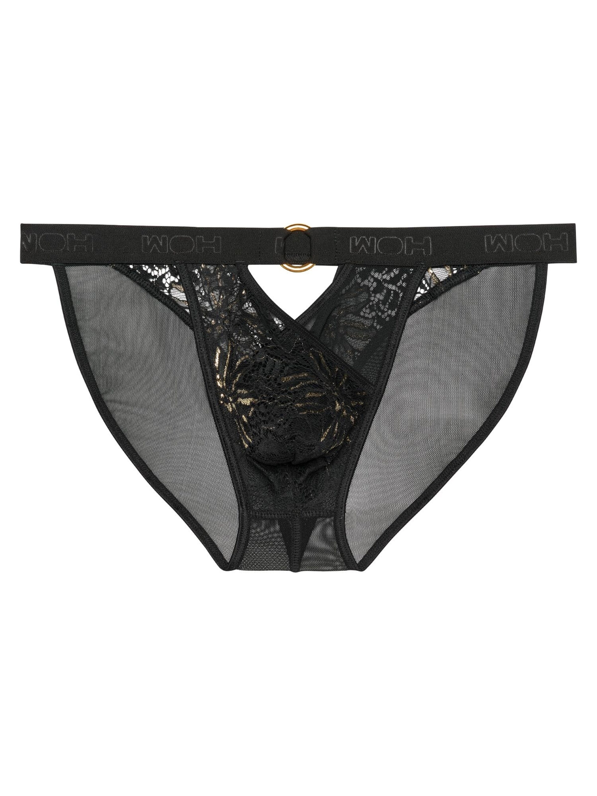 WOH Slip 'Pure Seduction'‌‌‌‌‌ in Schwarz: Vorderseite