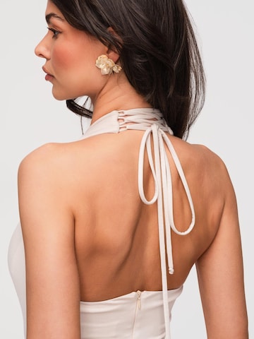 Ombre Evening dress in Beige
