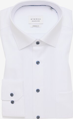 ETERNA Regular fit Button Up Shirt in White