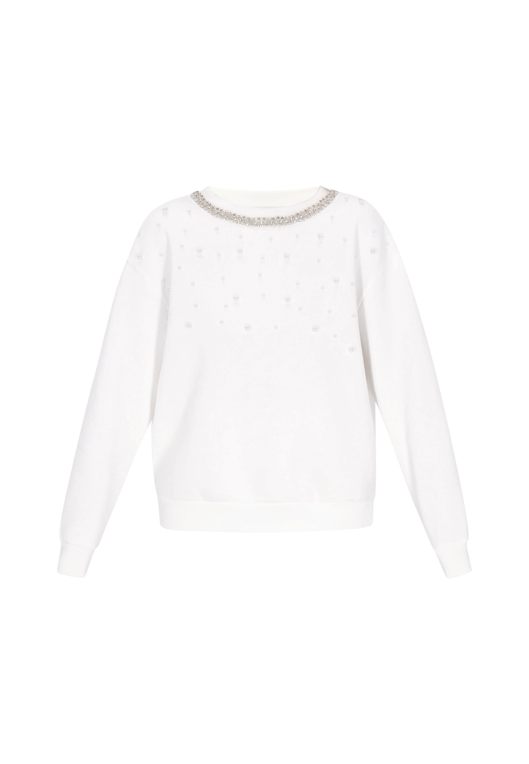 faina - Sudadera en blanco: frente