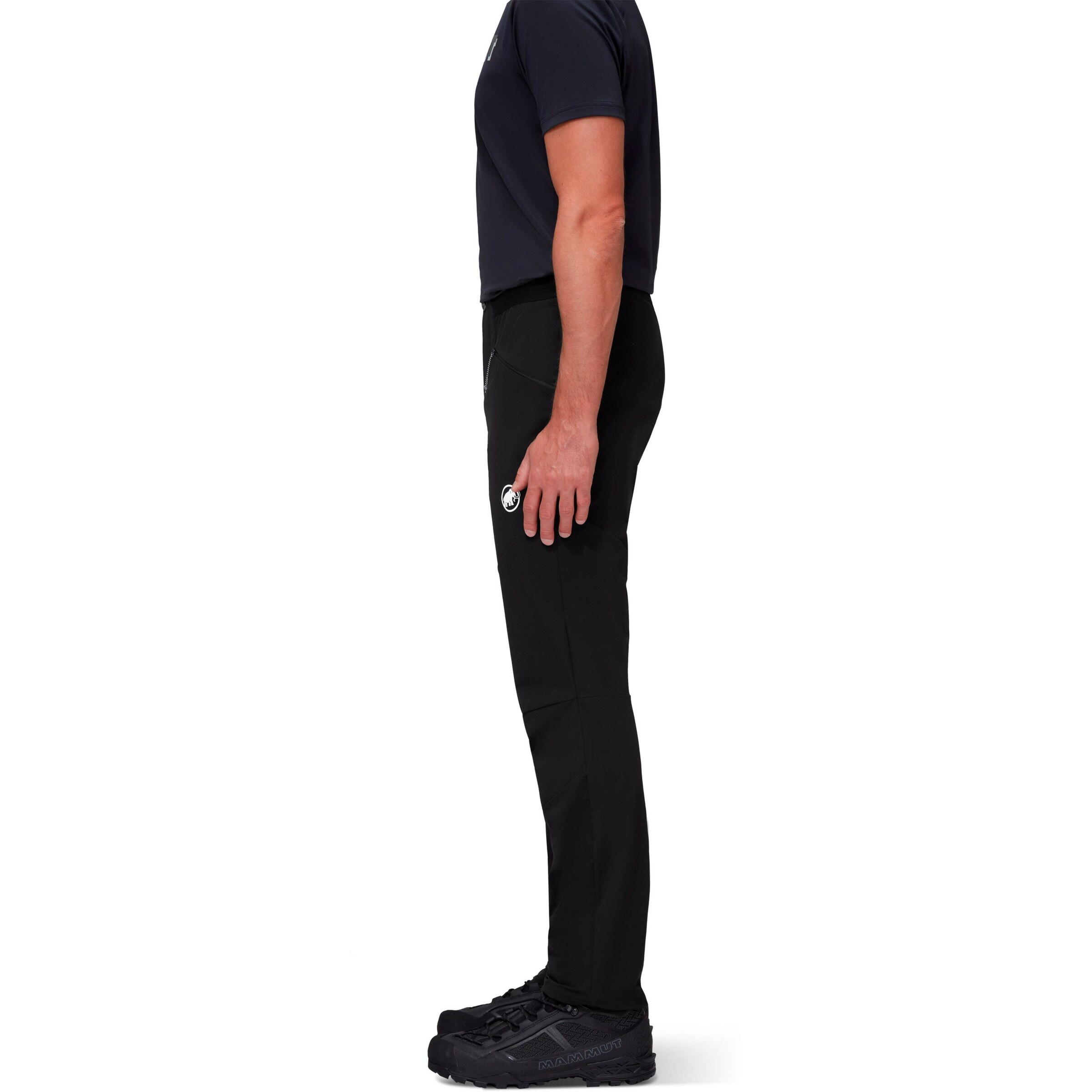MAMMUT Regular Outdoor Pants 'Aenergy Light' in Black