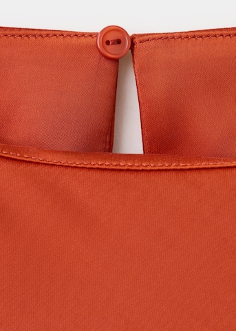 MANGO Evening Dress 'Rouse-a' in Orange