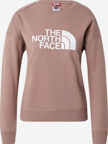 Sweat-shirt 'Drew Peak' THE NORTH FACE en rose : devant