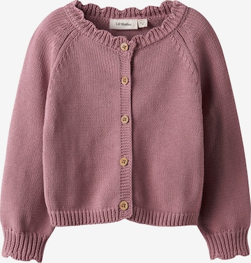 Lil'Atelier Strickjacke in Pink: Vorderseite