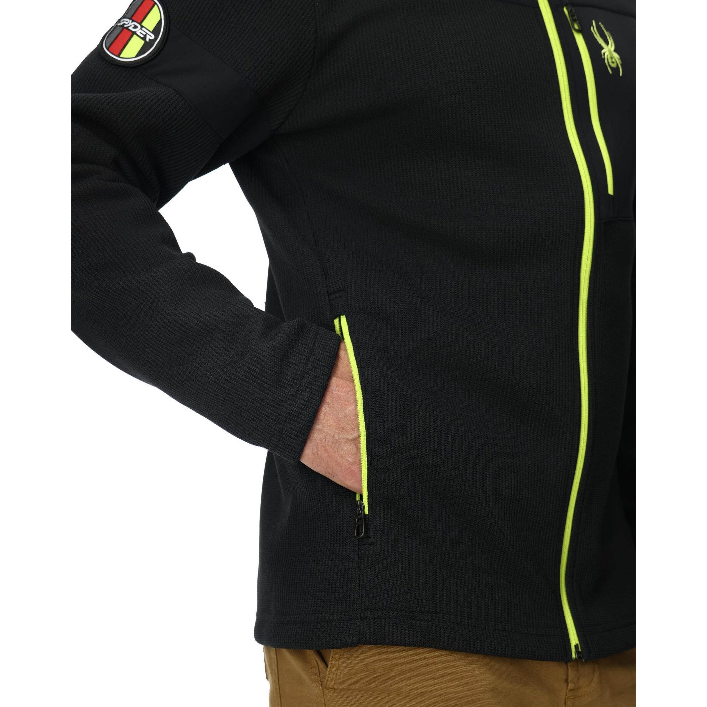 Spyder Fleece Jacket 'Wengem Bandit' in Black