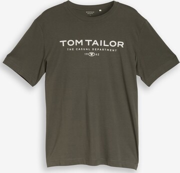 TOM TAILOR Majica | zelena barva: sprednja stran