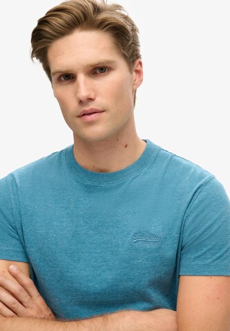 Maglietta 'ESSENTIAL' di Superdry in blu: frontale