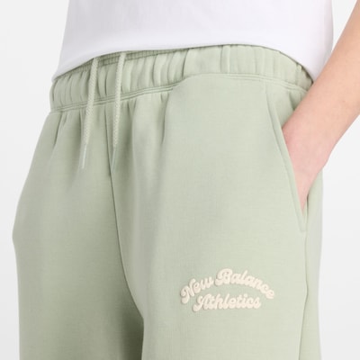 new balance Hose 'Heritage' in hellgrün / weiß, Produktansicht