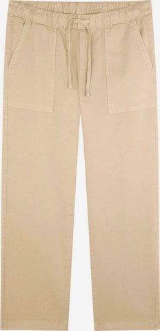 ScalpersWide Leg/ Široke nogavice Hlače 'Brimi' - bež boja: prednji dio