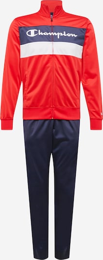 Champion Authentic Athletic Apparel Survêtement en bleu marine / rouge feu / blanc, Vue avec produit