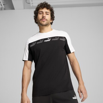 PUMA Shirt 'Around The Block' in Zwart: voorkant