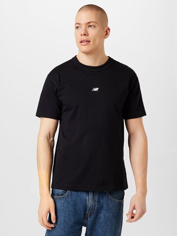 new balance T-Shirt in Schwarz: Vorderseite