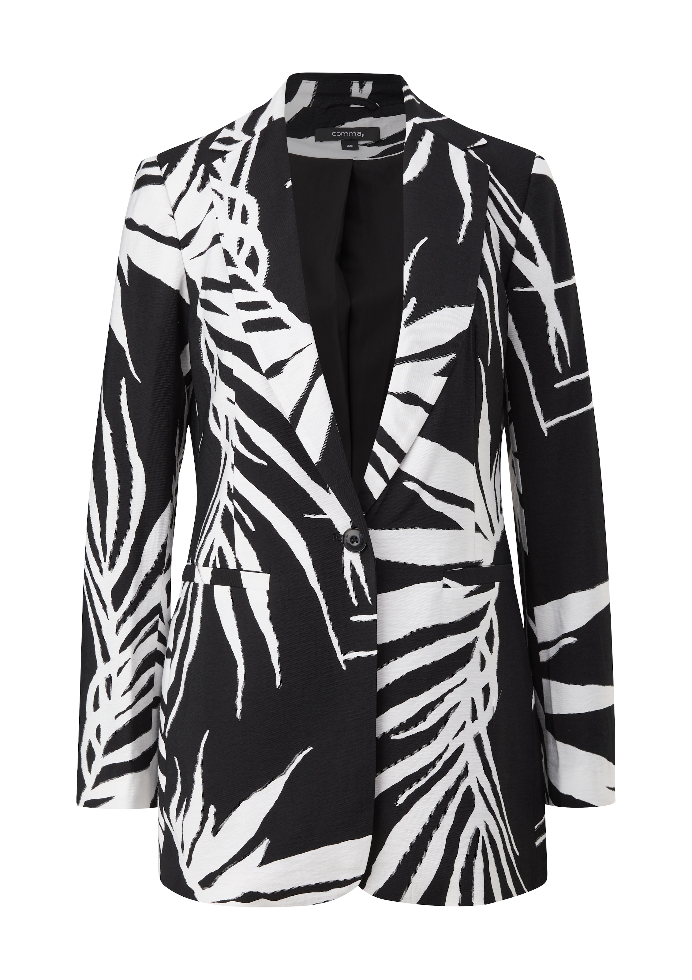 Blazer COMMA en noir : devant