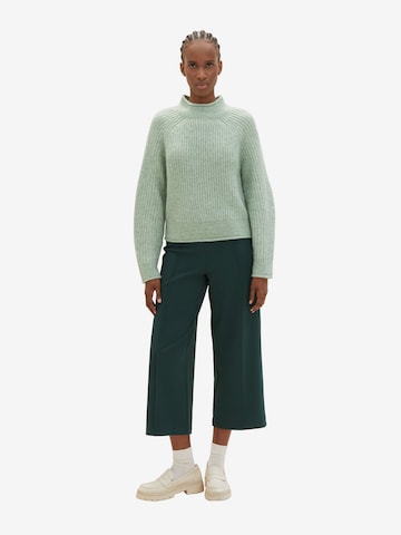 TOM TAILOR DENIM Sweater in Green