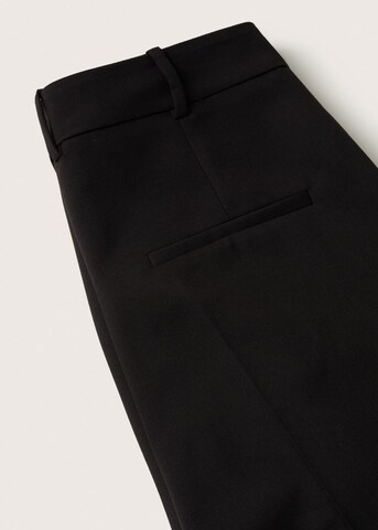 MANGO Normální Kalhoty 'Boreal' – černá