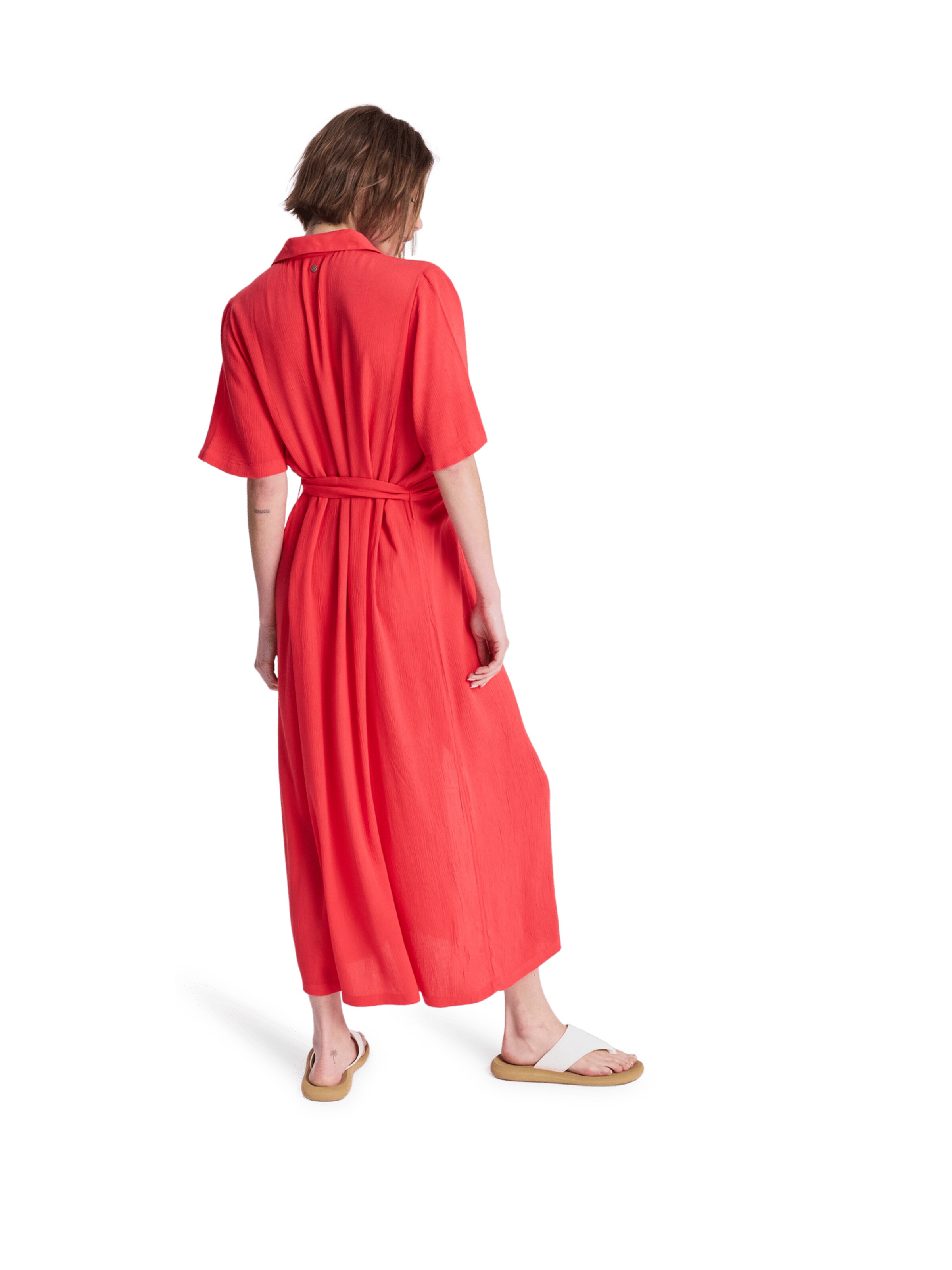 ROXY Blusenkleid 'Island Escape' in Rot