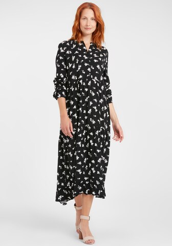 b.young Shirt Dress 'BYISOLE LONG' in Black: front