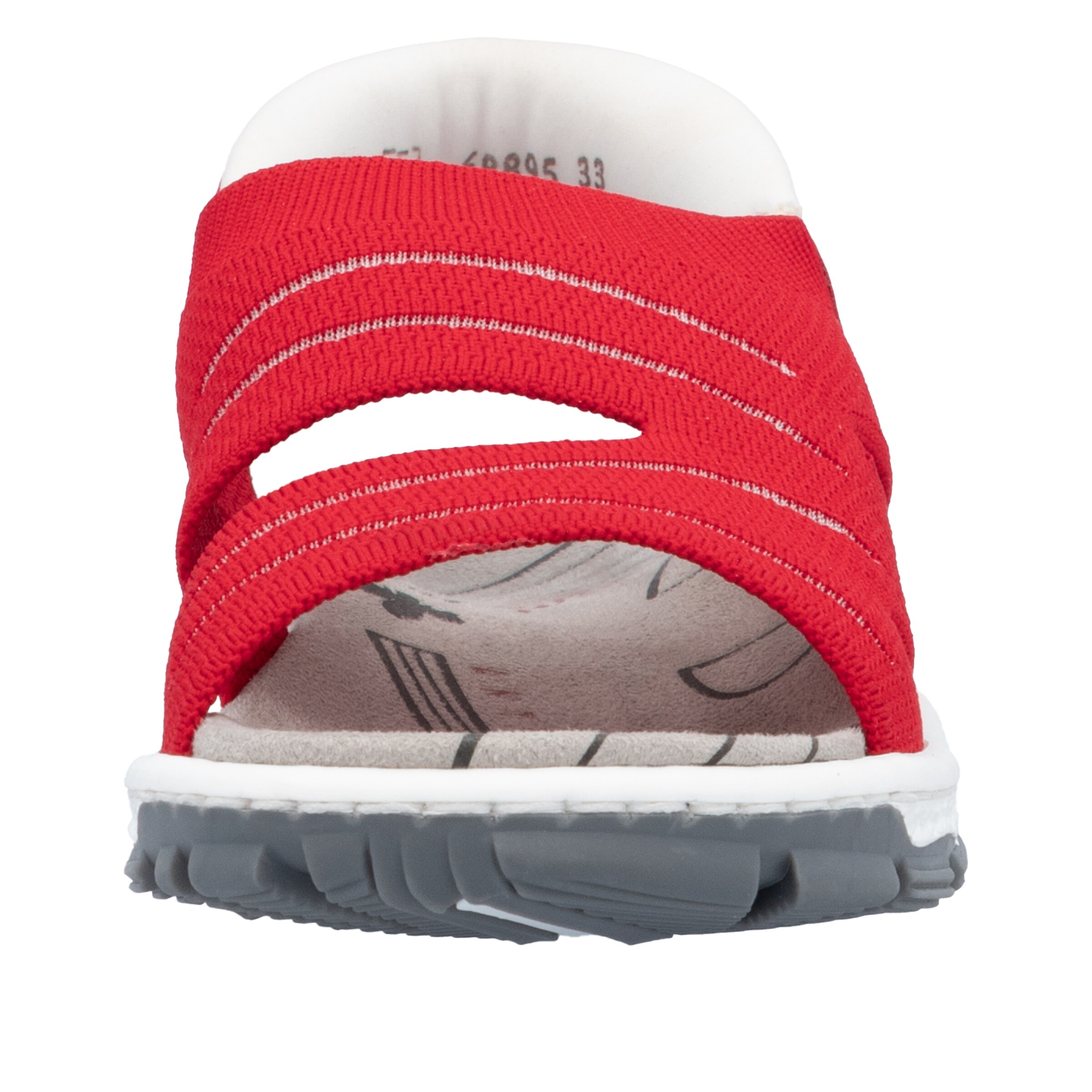 Rieker Hiking Sandals in Red