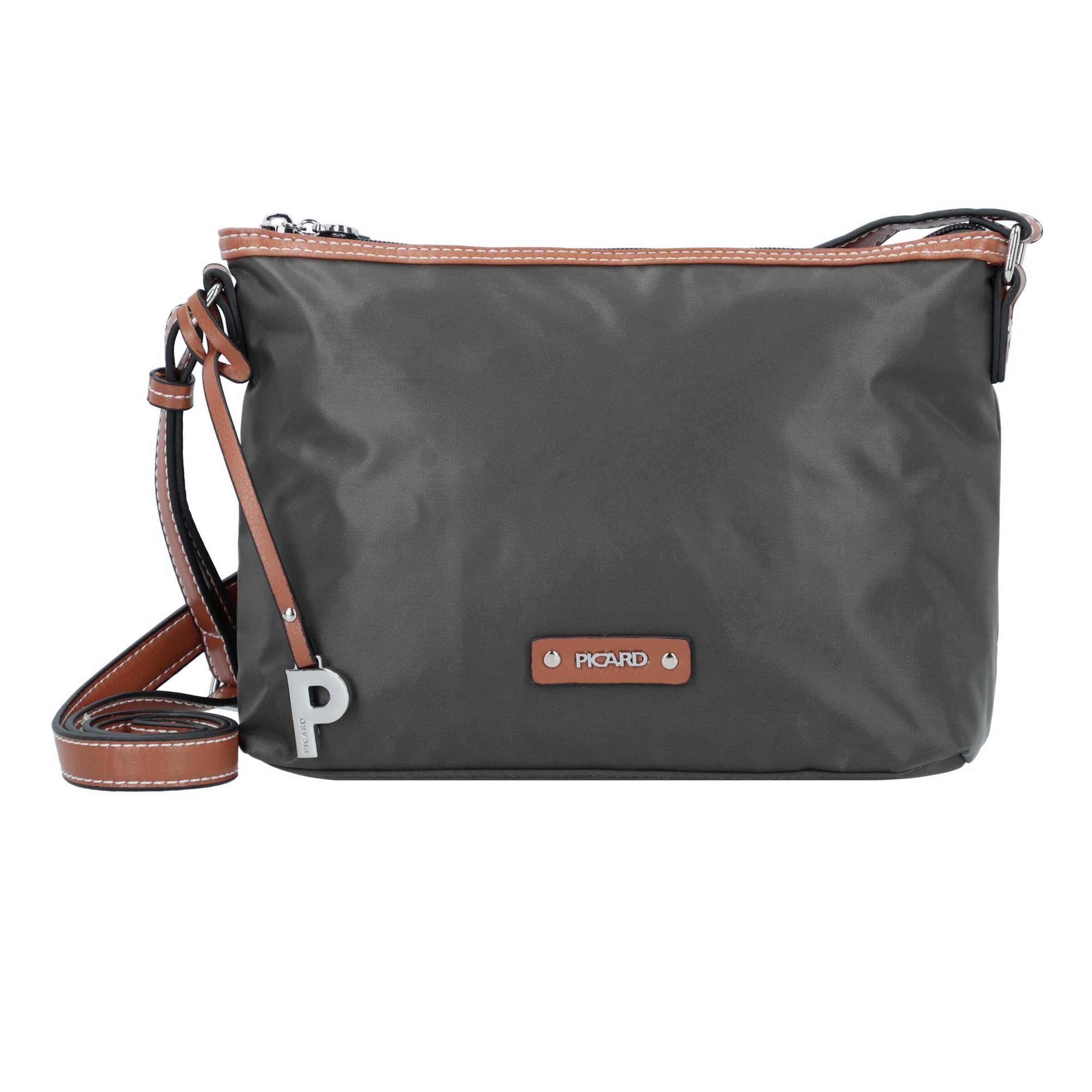 Sac à bandoulière Picard en gris : devant