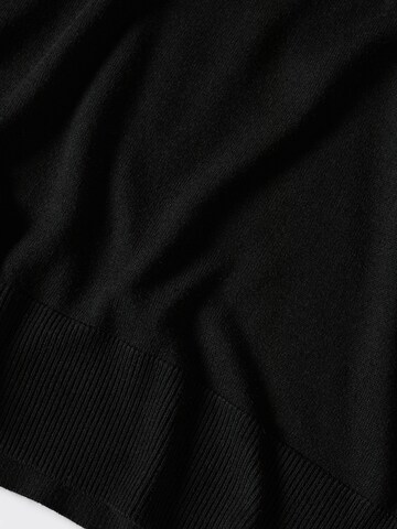 MANGO Pulover 'LUCASC' | črna barva