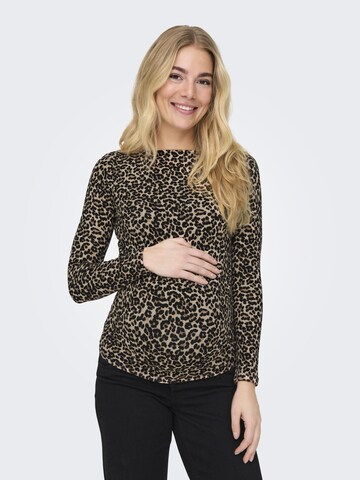 Only Maternity Shirt 'OLMLive' in Schwarz