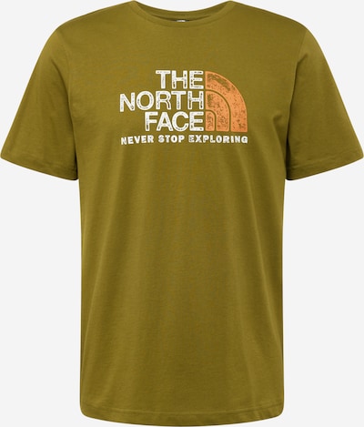 Maglietta 'RUST 2' THE NORTH FACE di colore oliva / arancione / bianco, Visualizzazione prodotti