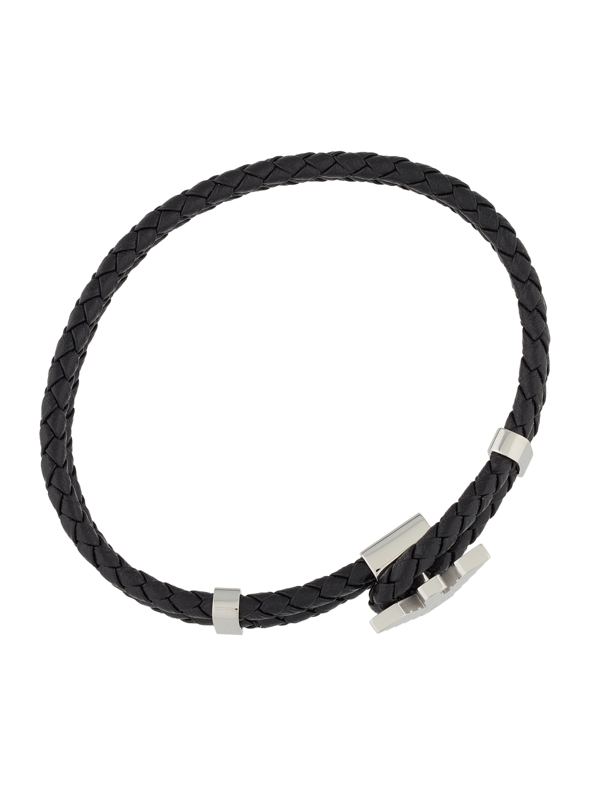 Emporio Armani Zapestnica | srebrna barva