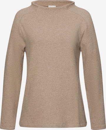 Hanro Sweatshirt ' Easy Wear ' in Beige: voorkant