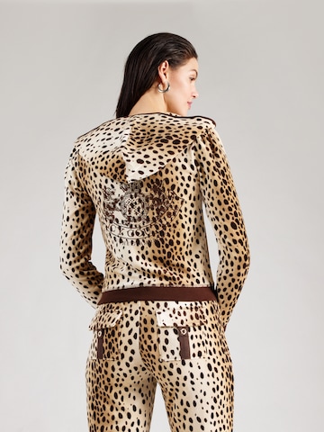 Juicy Couture Sweat jacket 'HERITAGE ROBYN' in Brown