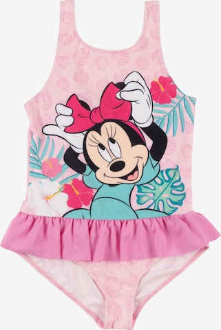 Disney Minnie Mouse Swimsuit in Pink: front