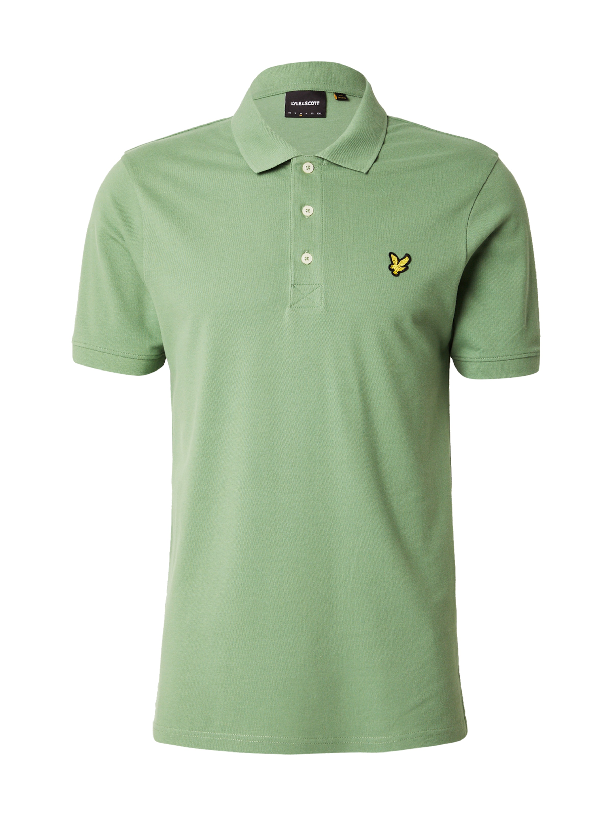 Lyle & Scott Тениска в зелено: отпред