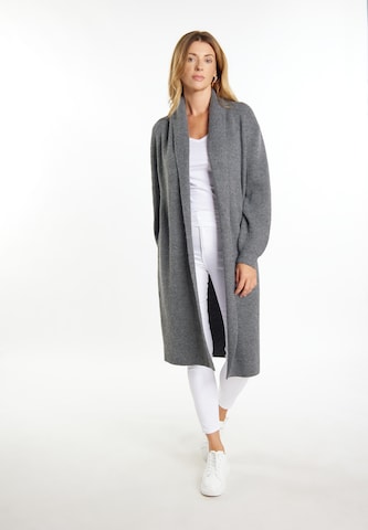 usha WHITE LABEL Knit Cardigan 'Vanne' in Grey