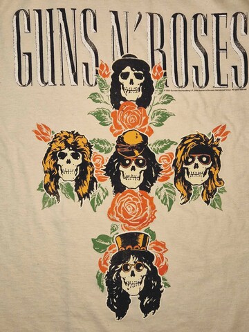 T-Shirt 'Guns N´Roses Rose Cross T-Shirt' GUNS N' ROSES en blanc