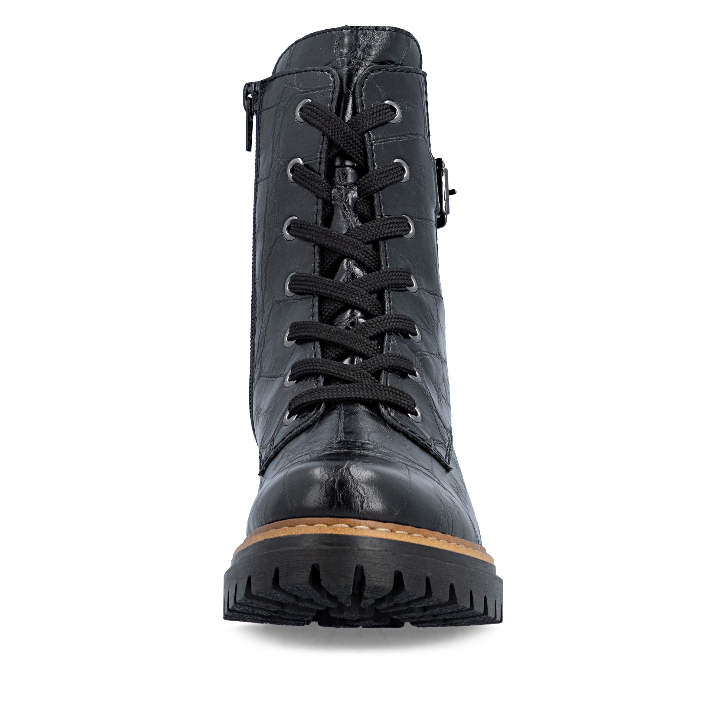 Bottes à lacets Rieker en noir