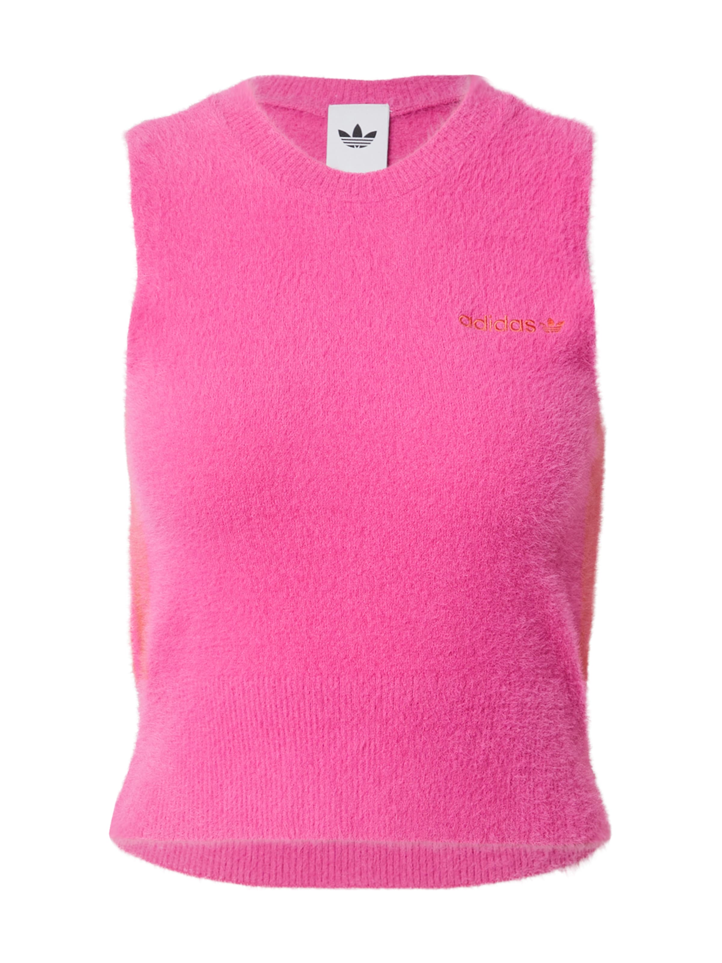 ADIDAS ORIGINALS Вязаный топ в Ярко-розовый: спереди