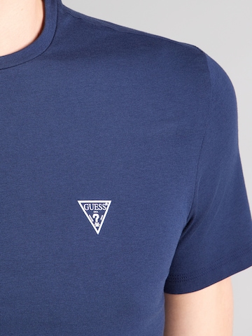 T-Shirt 'CALEB HERO' GUESS en bleu