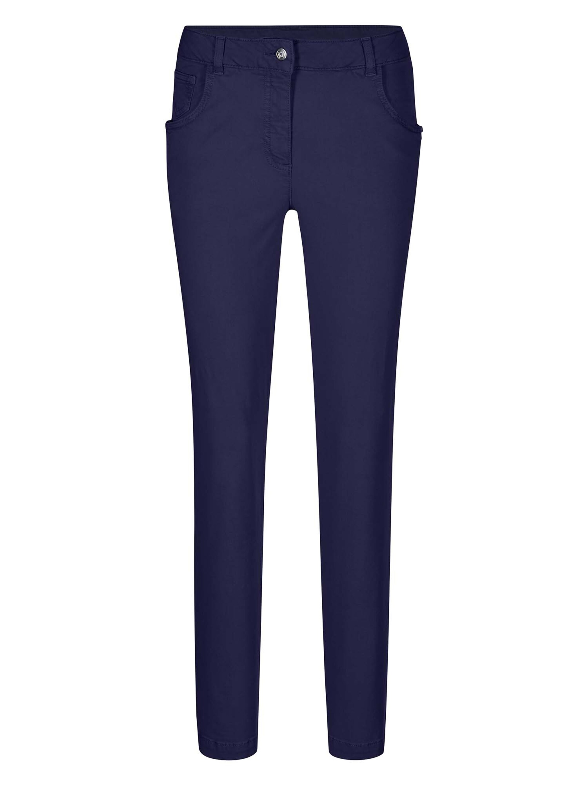 Effilé Pantalon MADELEINE en bleu : devant