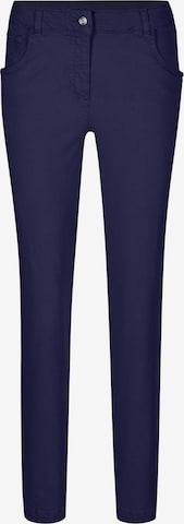 MADELEINE Tapered Broek in Blauw: voorkant