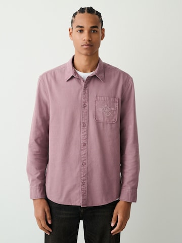 Next - Ajuste regular Camisa en rosa: frente