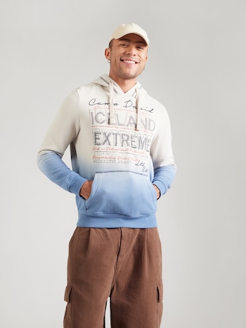 CAMP DAVID Sweatshirt in Grey: front