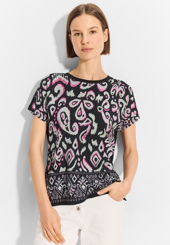 CECIL T-Shirt in Schwarz