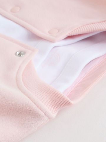 Next Set: Sweatjacke, Shirt und Leggings in Pink