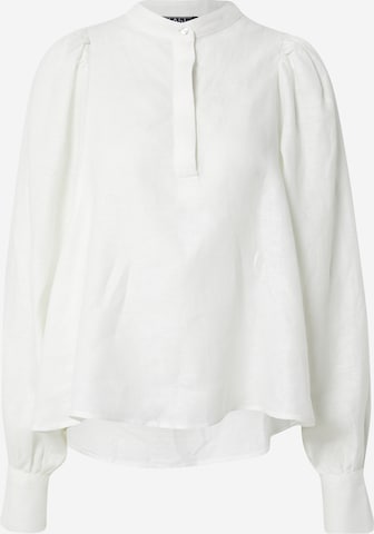 KAN - Blusa 'PEARL' en blanco: frente