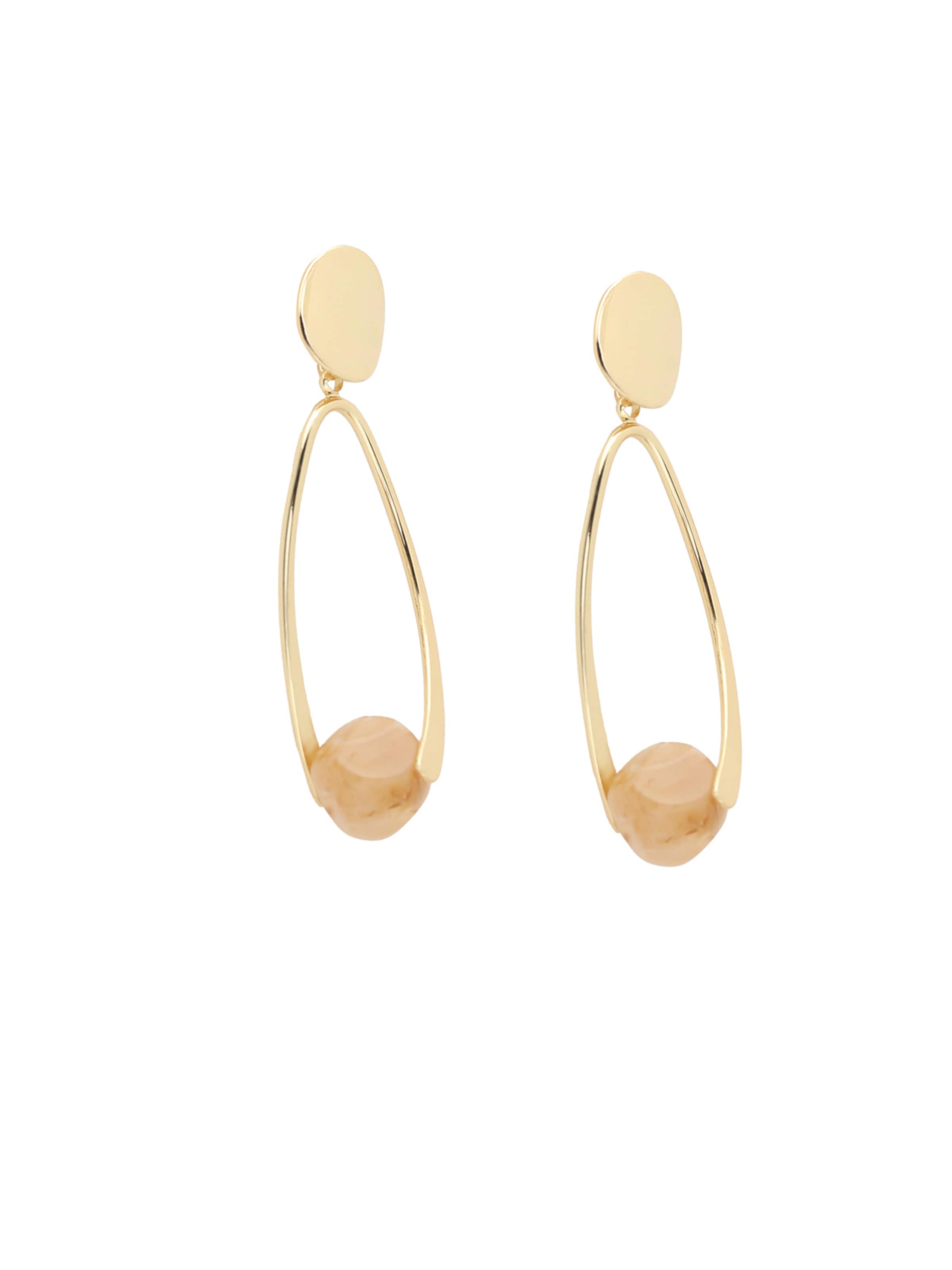 SOHI Kõrvarõngas ' Preety ', värv Kuld: eest vaates