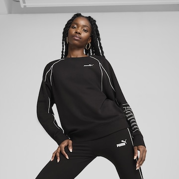 PUMA Sweatshirt in Black: front