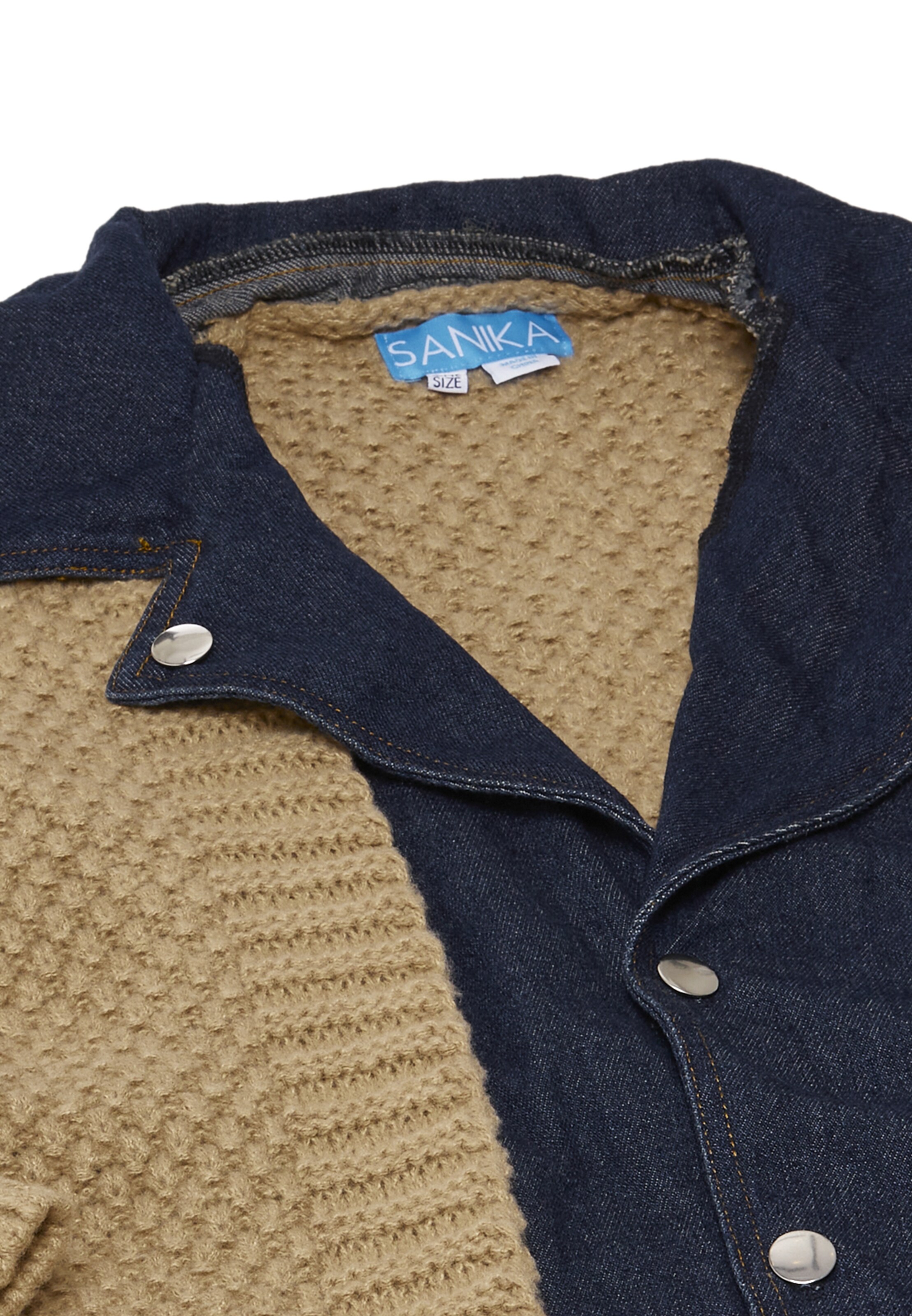 SANIKA Strickjacke in Beige