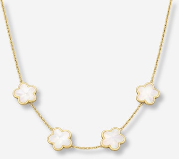 Pure Schmuck - Cadena 'Clover Four' en plata: frente