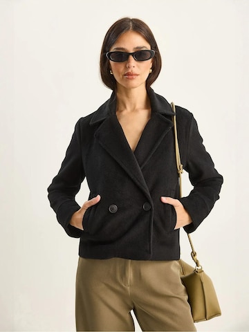 Bianco Lucci Mantel in Schwarz