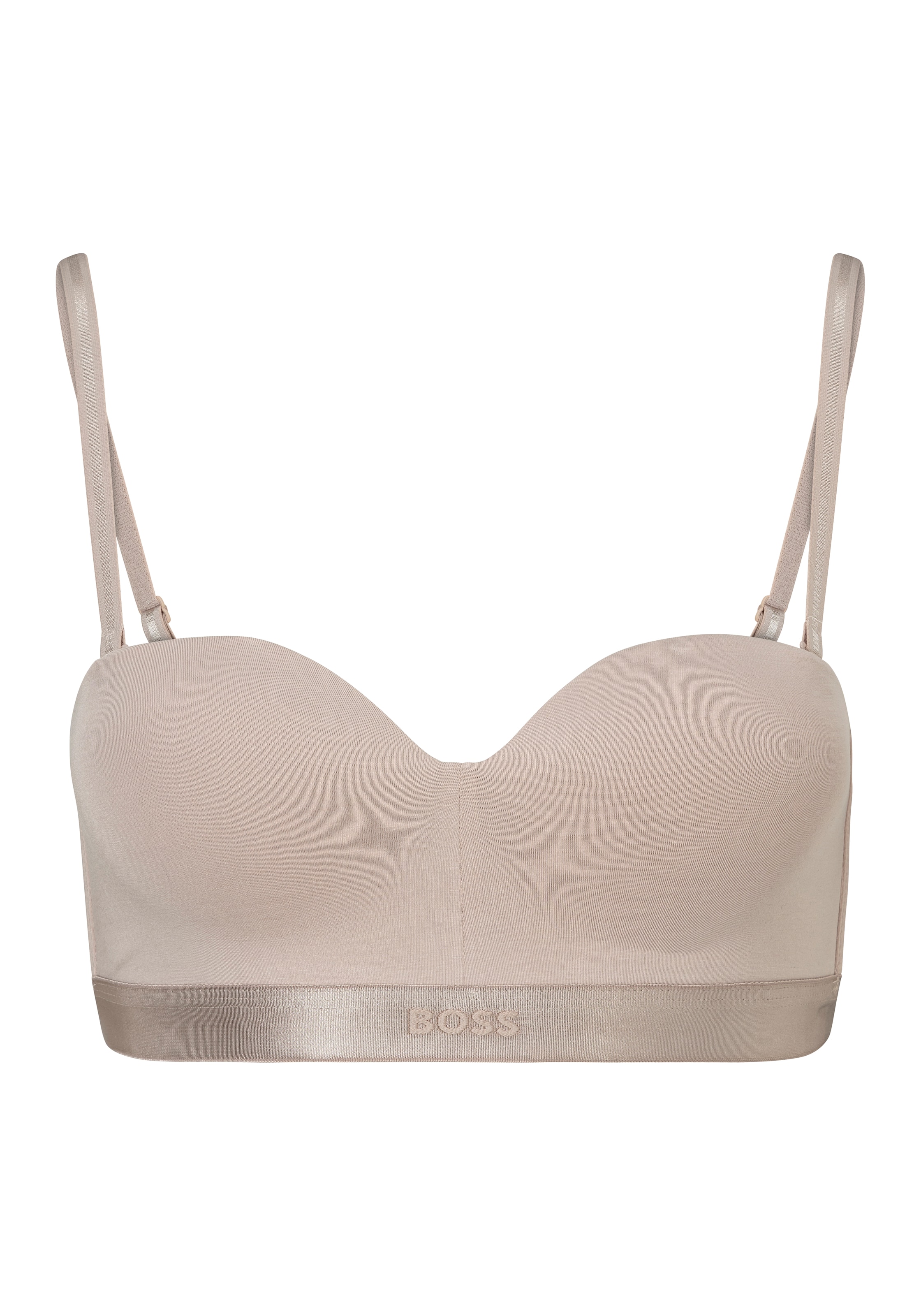 BOSS Push-up BH in Beige: Vorderseite